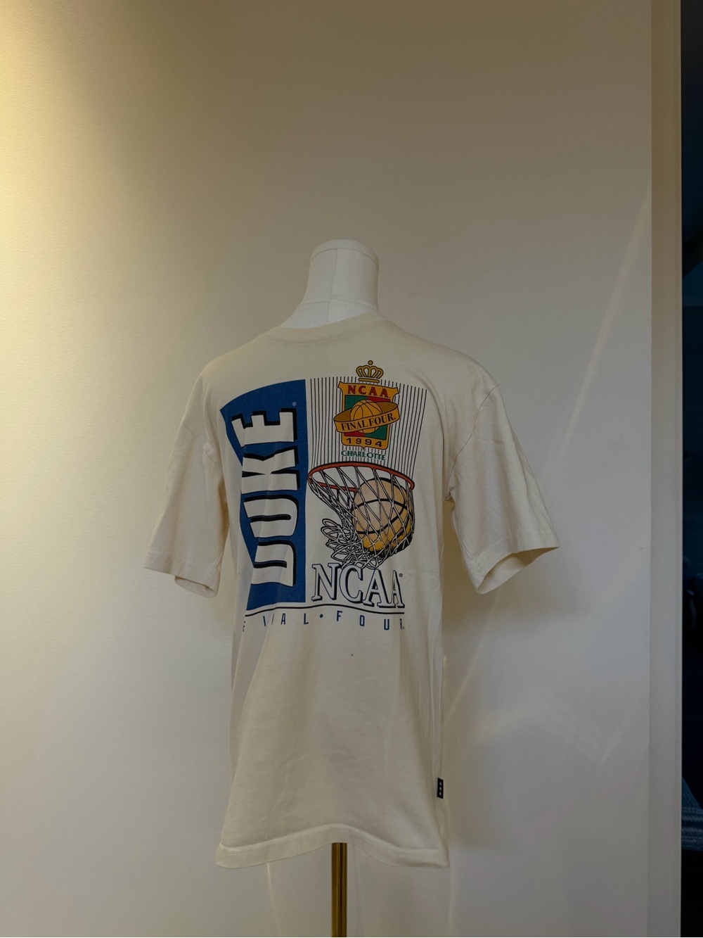 Duke NCAA Final Four Graphic Short Sleeve Tee - White/Blue